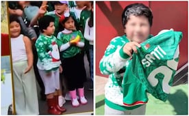 Regalan camiseta de la Selección Mexicana a niño con suéter navideño; Santiago Giménez envía saludos