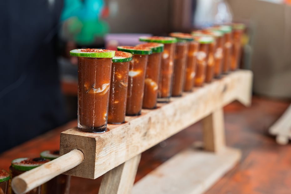 Balazos de mariscos en Aticama. Foto: Cortesía