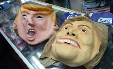 Máscaras de Trump, las favoritas de Halloween