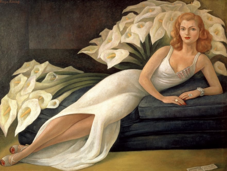 Retrato de Natasha Gelman, 1943.
Obra de Diego Rivera.
Foto: Gerardo Suter, cortesía