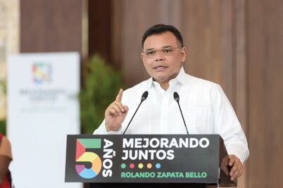 En Quinto Informe, Zapata Bello promete respetar elecciones