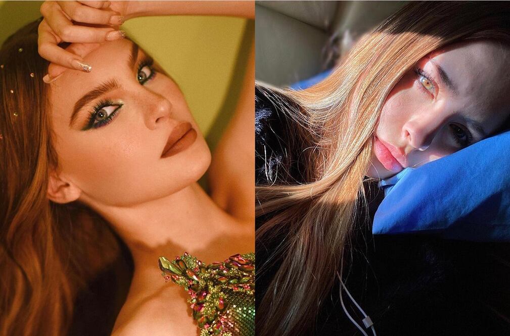 Amely Nodal (der) es la hermana menor del cantante de regional mexicano/Fotos: Instagram belindapop y amely_gn