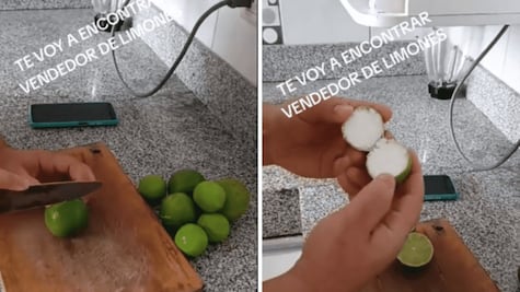 Mujer muestra en TikTok la enorme desilusión que se lleva al comprar limones en la calle