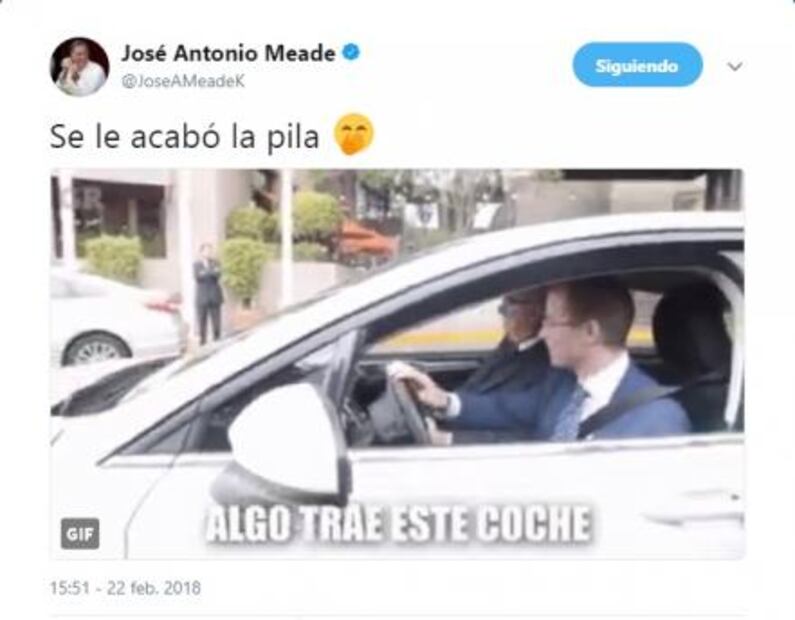 Cruzan burlas Meade y Anaya en Twitter