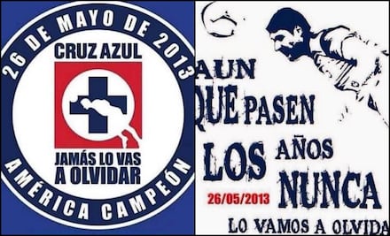 Americanistas trolean al Cruz Azul por el "26 de mayo no se olvida"