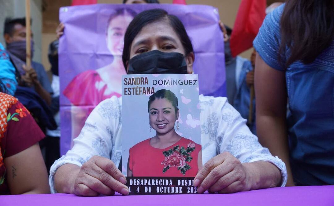 Marina Martínez, madre de Sandra Domínguez, activista y abogada desaparecida en Oaxaca hace 120 días (30/01/2025). Foto: Edwin Hernández / EL UNIVERSAL