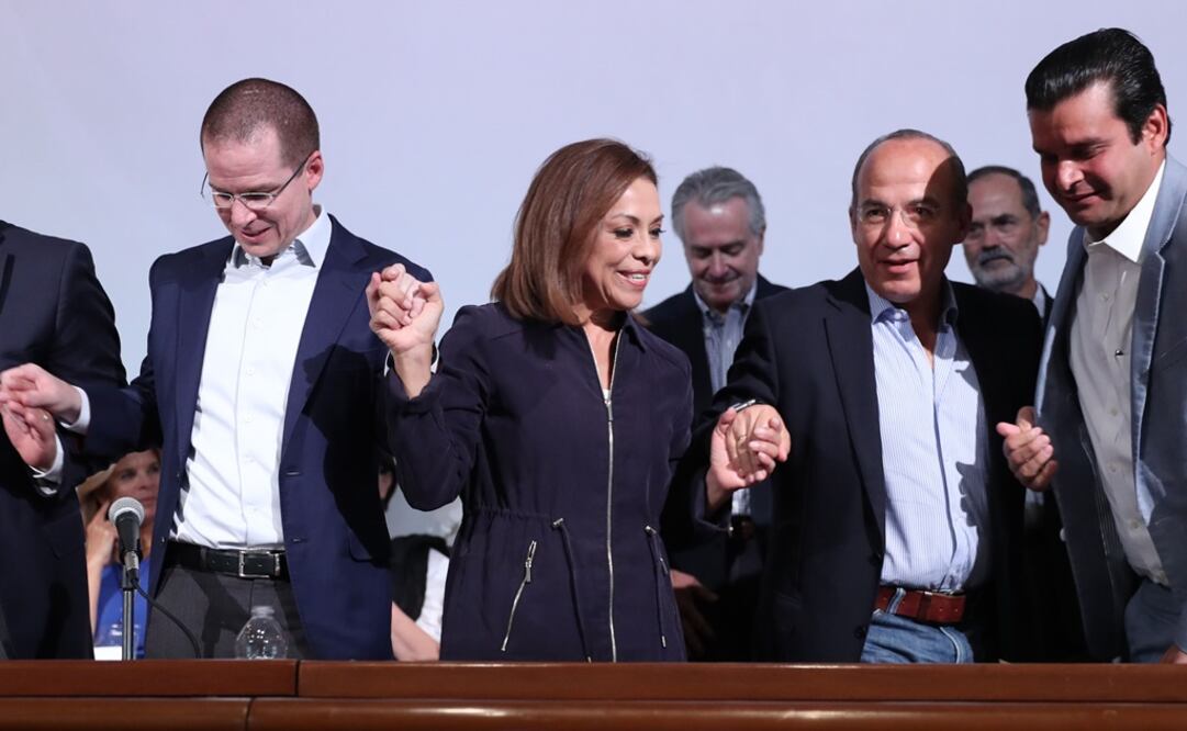 El ex mandatario asistió a la sesión ordinaria del Consejo Nacional del PAN donde se cerró filas en torno a los candidatos que buscarán gubernaturas este 4 de junio. /Ariel Ojeda - EL UNIVERSAL