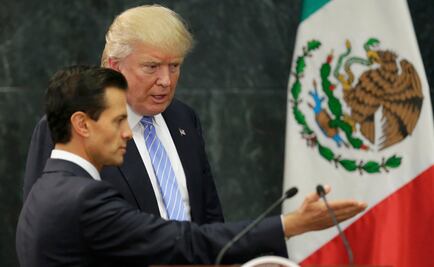 Donald Trump agradece hospitalidad a EPN durante visita a México 