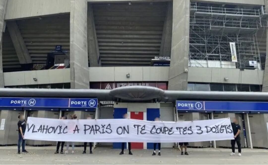 Ultras del PSG amenazan a Dusan Vlahovic / Foto: Especiales