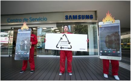 4.3 millones de razones para innovar, dice Greenpeace a Samsung