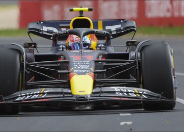 Checo Pérez, el tercero más rápido en la práctica tres del Gran Premio de Australia