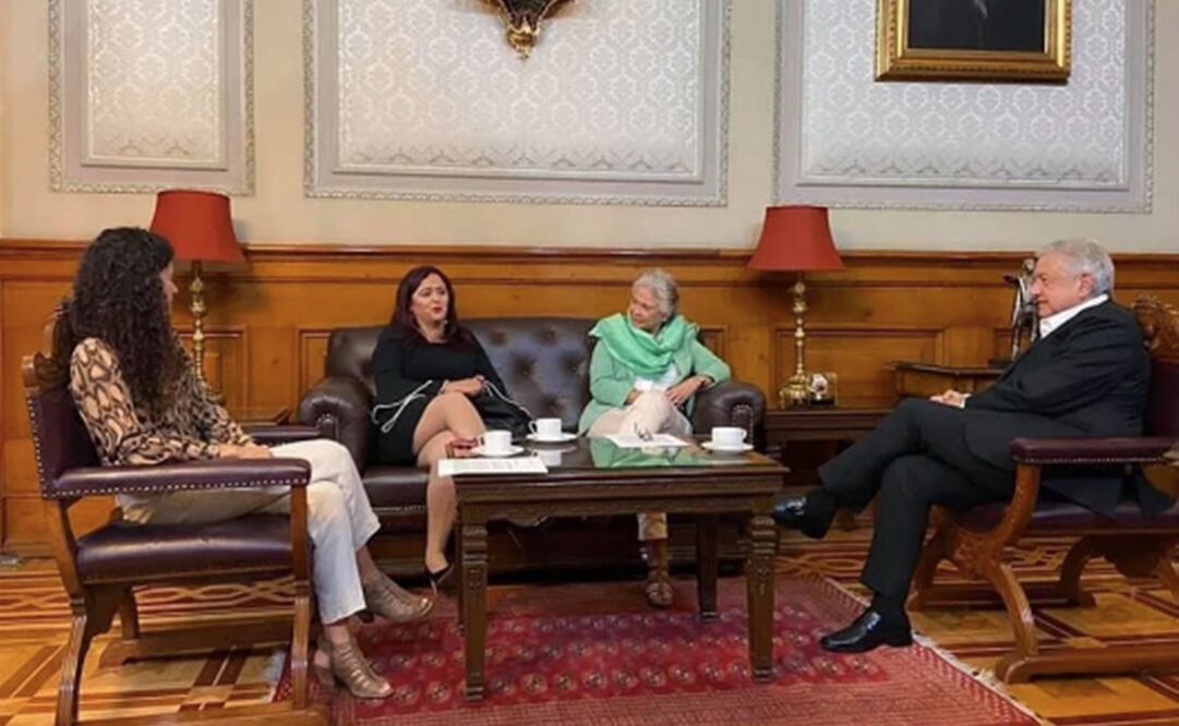 El 28 de julio, la activista acudió a Palacio Nacional a una audiencia con el presidente López Obrador. Foto: Archivo / EL UNIVERSAL