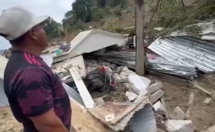 Cinco integrantes en una familia mueren tras deslave en Hidalgo