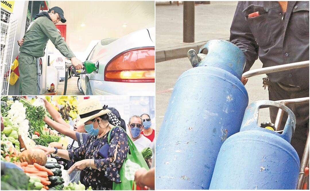 Gasolinas, Canasta básica, gas LP. Foto: Especial