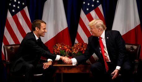 Macron acuerda con Trump continuar lucha contra el Estado Islámico