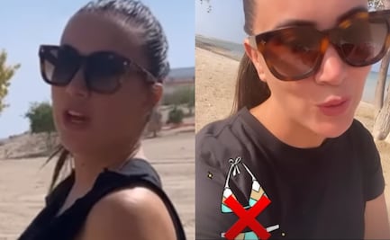 En plena playa de Qatar, autoridades le piden a Mariazel no usar bikini 