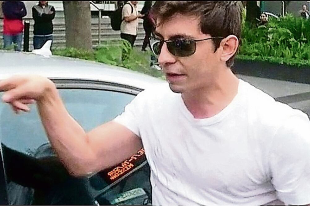 El jueves 28 de julio, Rafael Márquez Gasperín agredió a un ciclista e insultó a un policía bancario que intentaba poner orden (TOMADA DE FACEBOOK)