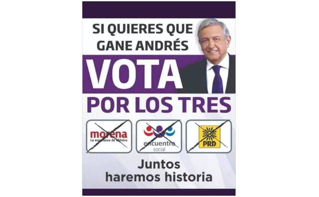 Difunden nuevo panfleto falso sobre apoyo a AMLO