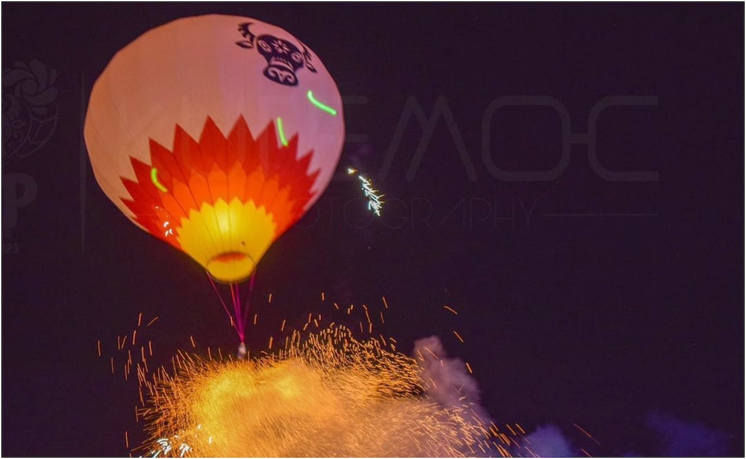 Globos de cantoya. Foto: Especial