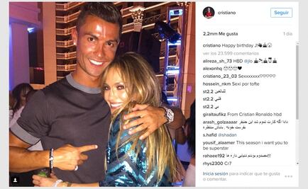 J.Lo baila junto a Cristiano Ronaldo