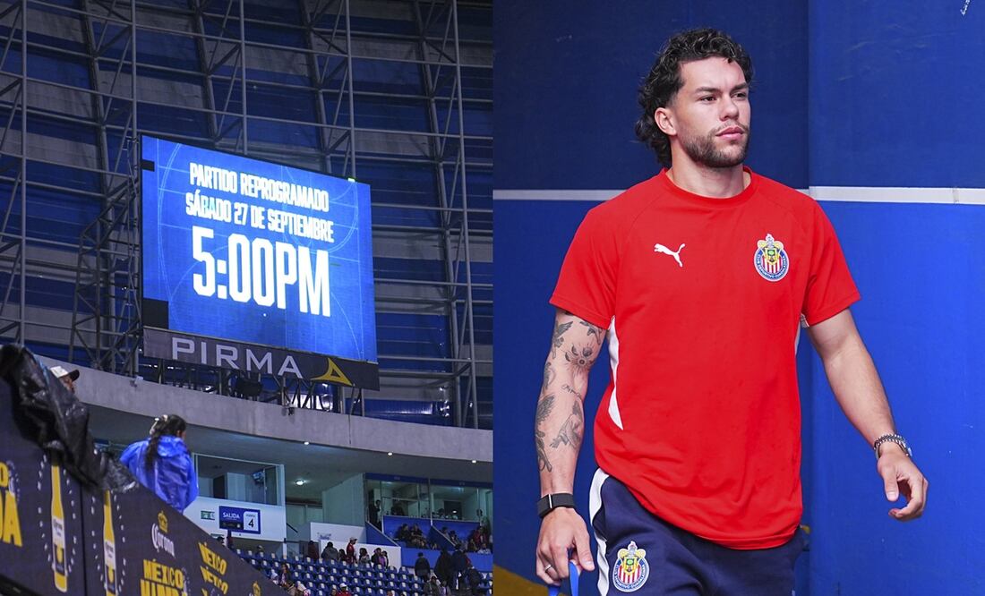 Después de que una tormenta afectara la cancha del Estadio Cuauhtémoc, la Liga MX decidió reprogramar el partido - Fotos: Imago7