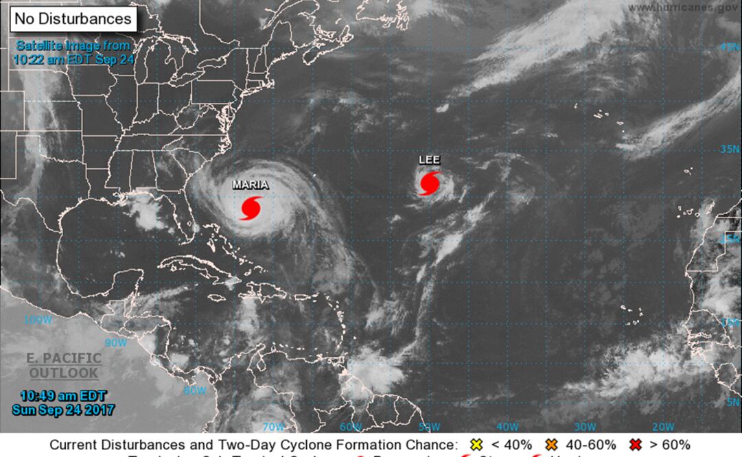 Imagen: Centro Nacional de Huracanes de EU