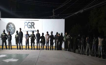 Detienen a 14 hombres con armamento de alto poder en Sinaloa; entre ellos hay un menor de edad  