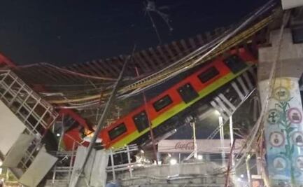 Colapsa puente de la Línea 12 del Metro CDMX. Minuto a minuto 