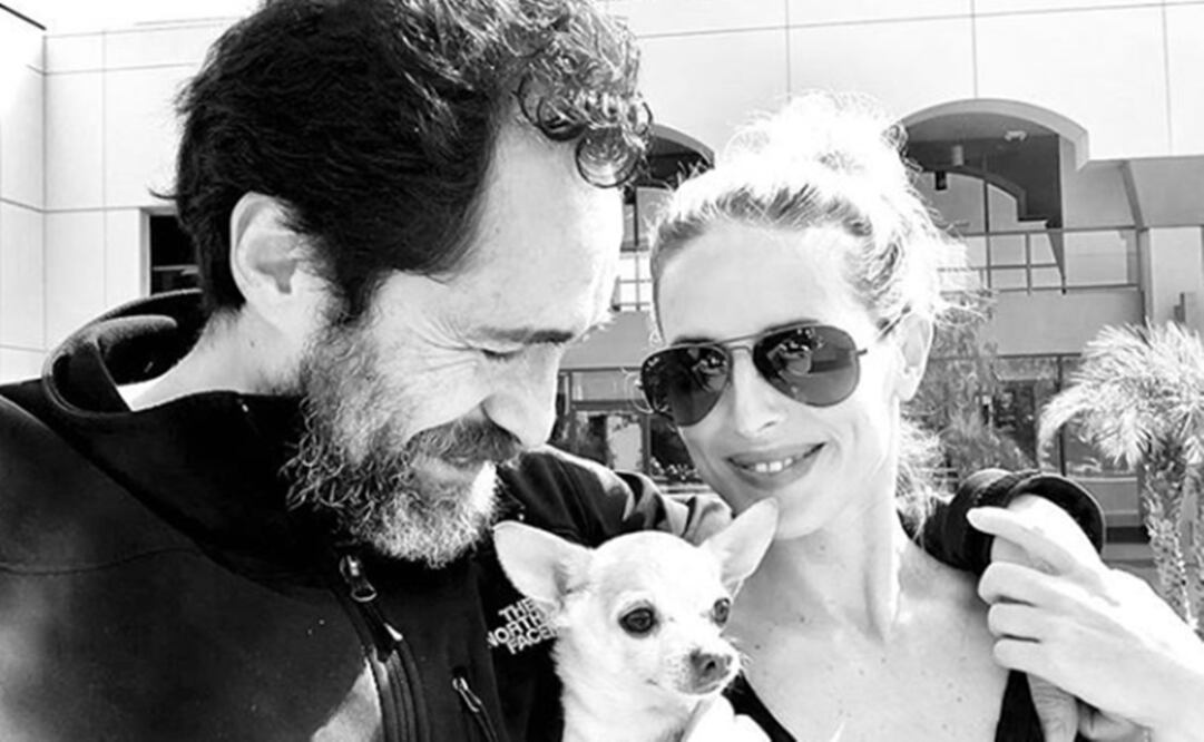 Demian Bichir y Stefanie Sherk. Foto: Instagram