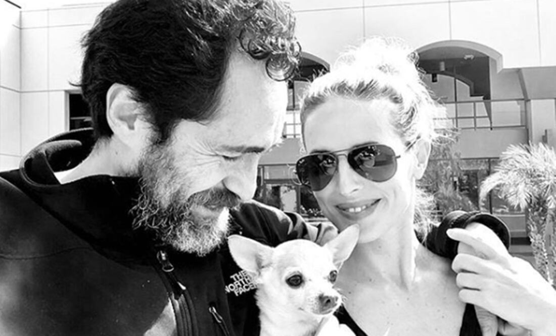 Demian Bichir y Stefanie Sherk. Foto: Instagram