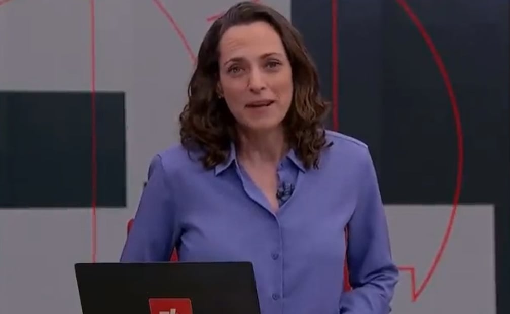 La periodista Ana Francisca Vega se despidió la noche del 31 de marzo de la empresa Televisa. Foto: Twitter. @anafvega