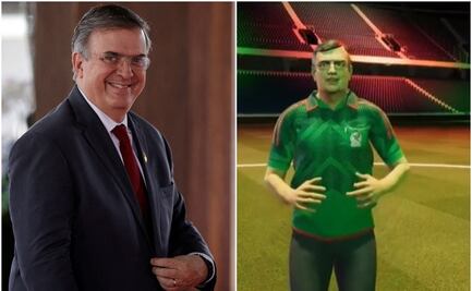 Ebrard no se queda atrás en el Metaverso; crea avatar futbolero para apoyar a la Selección