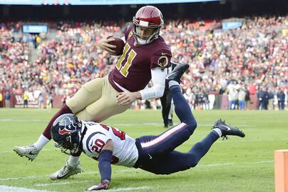 Alex Smith sufre fractura frente a los Texans