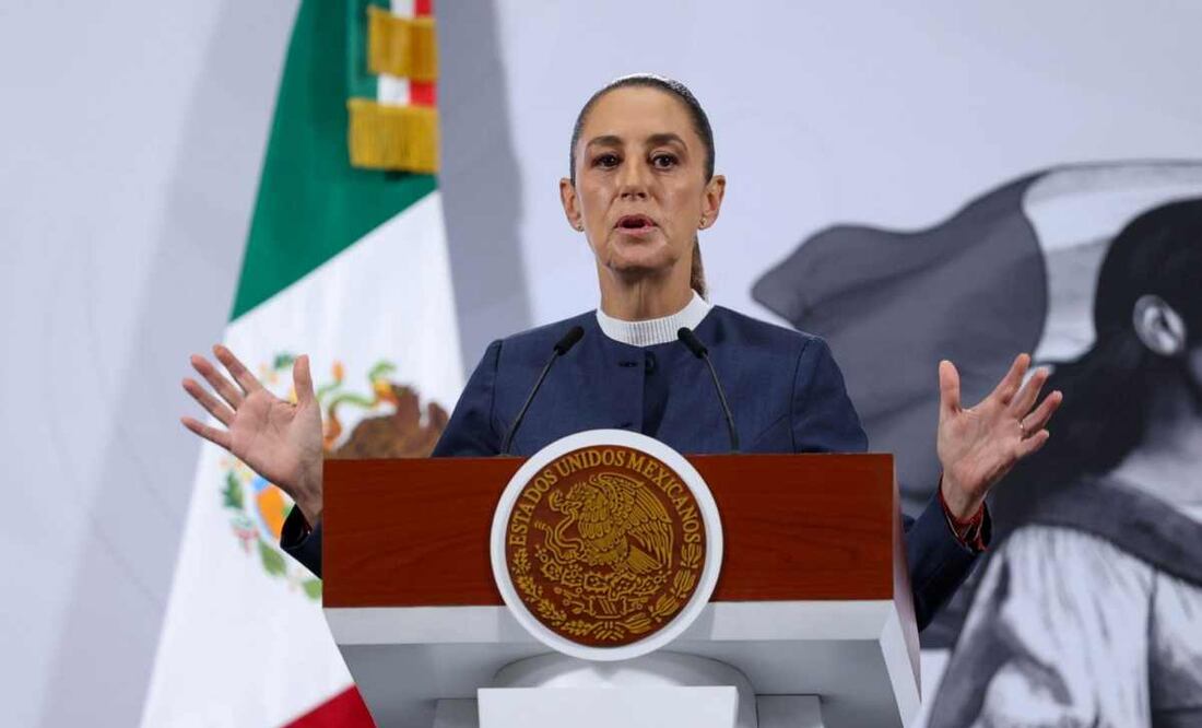 Claudia Sheinbaum, presidenta de México, durante la mañanera del 3 de noviembre del 2025. Foto: Cuartoscuro.