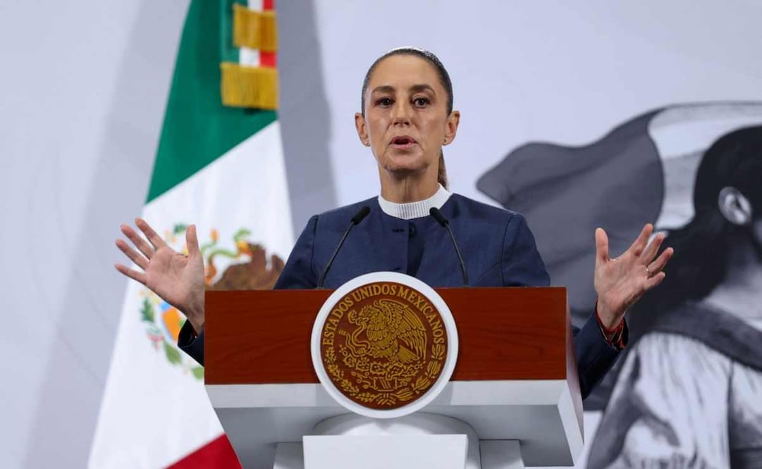 Claudia Sheinbaum, presidenta de México, durante la mañanera del 3 de noviembre del 2025. Foto: Cuartoscuro.