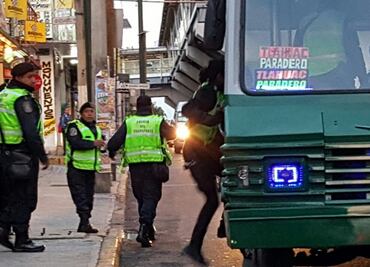 Realizan operativo contra asaltos en Tláhuac