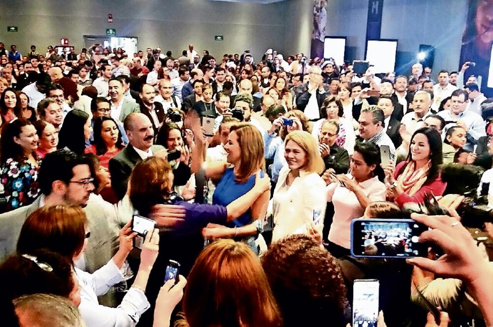 Alrededor de 600 enlaces de los 300 distritos electorales que existen en el territorio nacional acudieron al evento con Margarita Zavala (ESPECIAL)