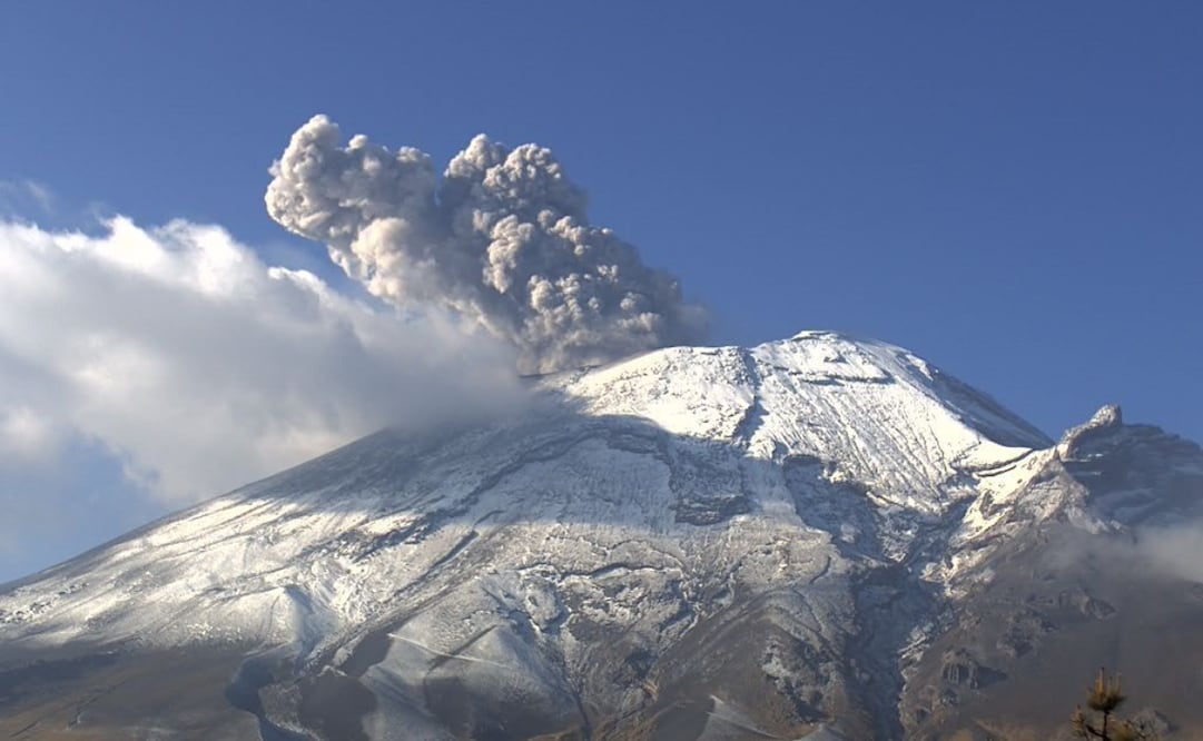 Actualmente el Semáforo de Alerta Volcánica se encuentra en Amarillo Fase 2. Foto: CENAPRED