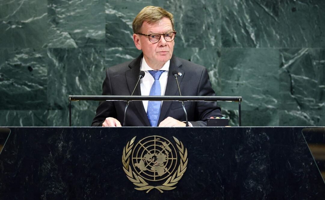 El ministro de Asuntos Exteriores alemán, Johann Wadephul, se dirige a la Asamblea General de las Naciones Unidas en la sede de la ONU en la ciudad de Nueva York el 27 de septiembre de 2025. Foto: AFP
