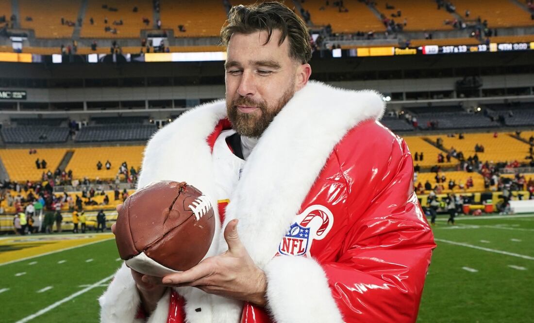 Travis Kelce rompe récord con los Chiefs en plena Navidad - Foto: AP