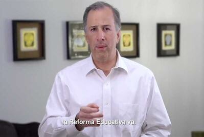 “La reforma educativa, va”, contesta José Antonio Meade a AMLO