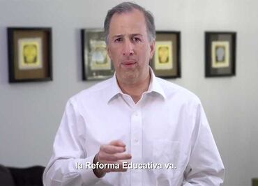 “La reforma educativa, va”, contesta José Antonio Meade a AMLO