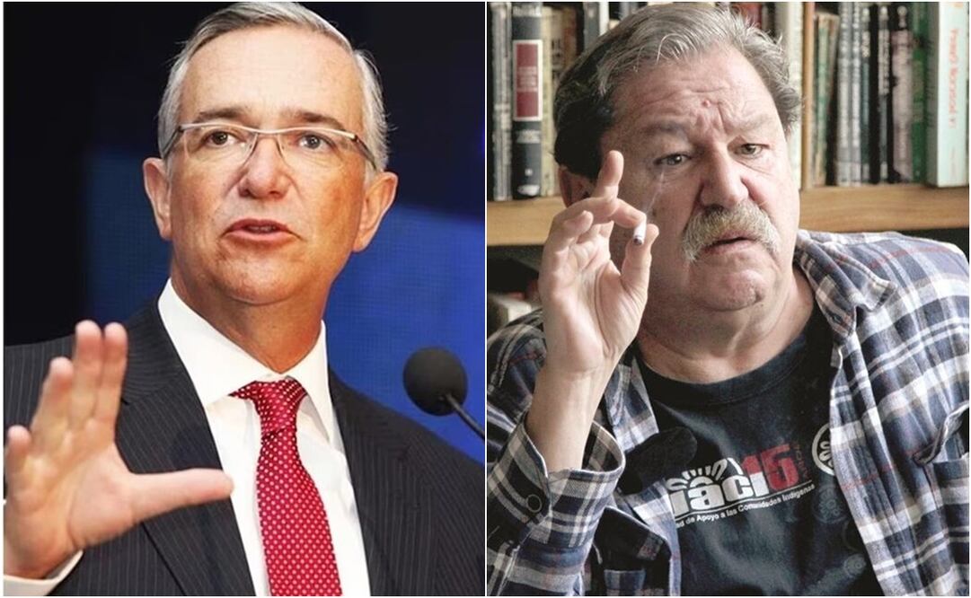 Por medio de la plataforma X, el fundador de Grupo Salinas se lanzó contra el escritor, llamándolo “pervertido”. Foto: X y EL UNIVERSAL