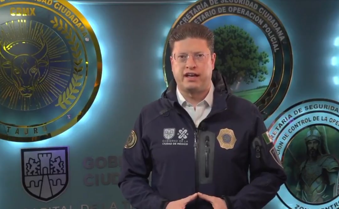 El titular de la SSC de la CDMX, Pablo Vázquez, informó a qué en el marco de la estrategia de atención y prevención del delito de extorsión, han detenido a 15 personas (21/11/2024). Foto: X @PabloVazC