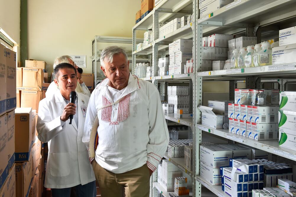 El presidente Andrés Manuel López Obrador, recorre Unidad Médica y área de medicamentos en Chiapas / Presidencia