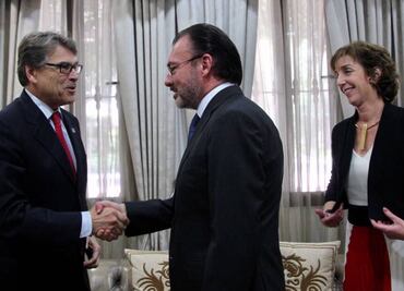 Luis Videgaray se reúne con secretario de energía de EU