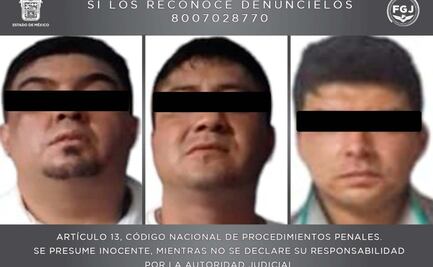 Caen 3 integrantes de “Los Mazos”, dedicados al homicidio y extorsiones en Nezahualcóyotl