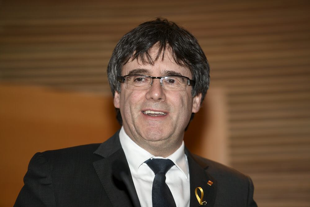 El ex presidente catalán Carles Puigdemont (Foto: AFP)