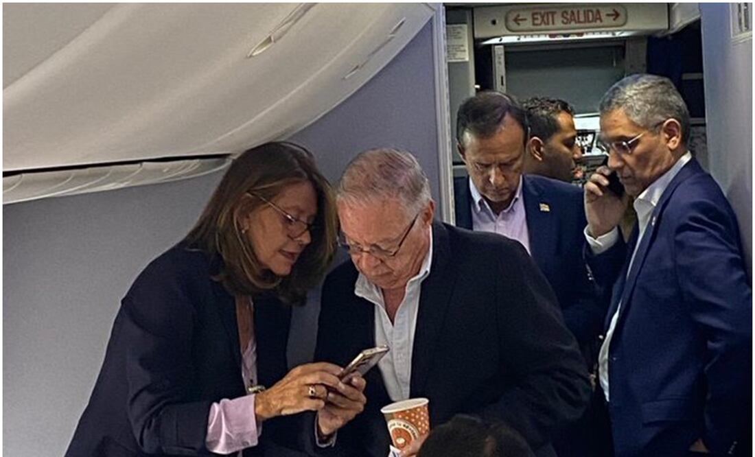 Expresidentes latinoamericanos condenan que se impidiera salir su avión hacia Venezuela. Foto: X (@sincensuraGua)