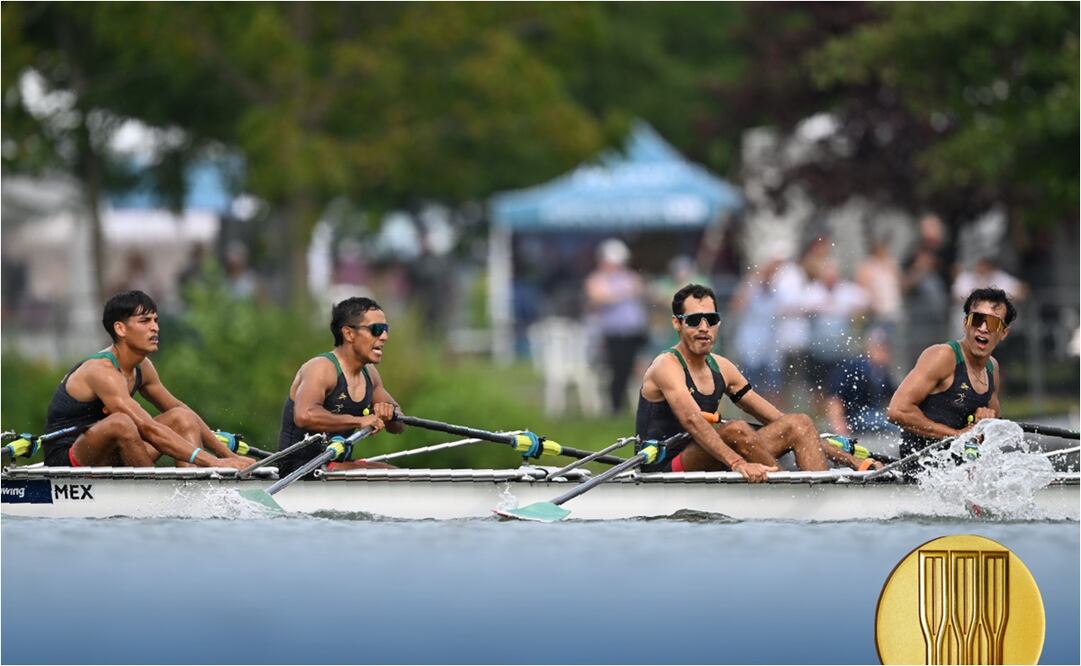 FOTO: @WorldRowing / Medalla de México en Remo